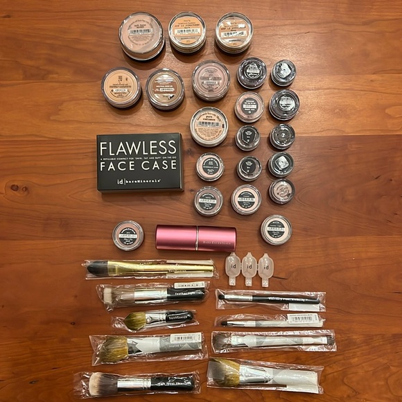 bareMinerals Other - NWOT Bare Escentuals & Bare Minerals Makeup & Brushes 33 pieces